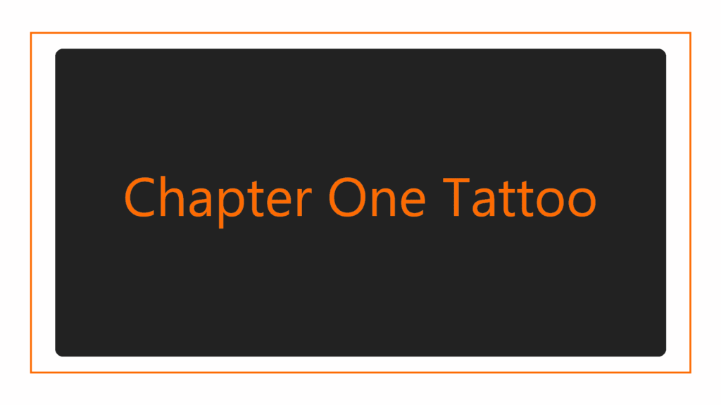 chapter-one-tattoo