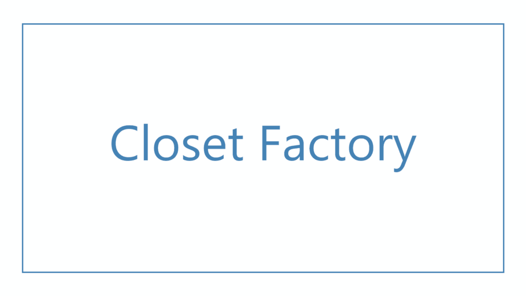 closet-factory