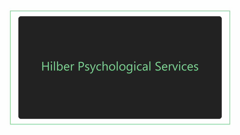 hilber-psychological-services