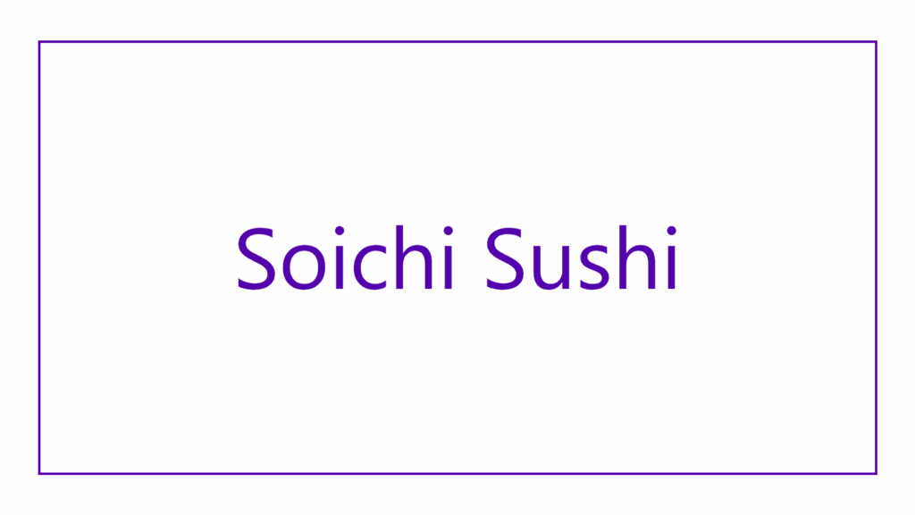 soichi-sushi
