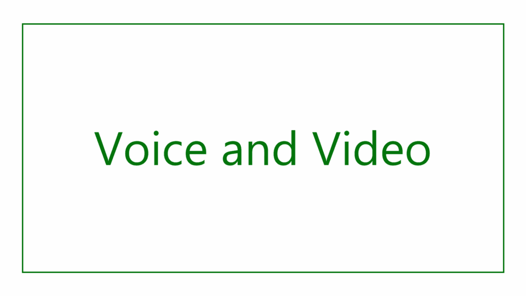voice-and-video